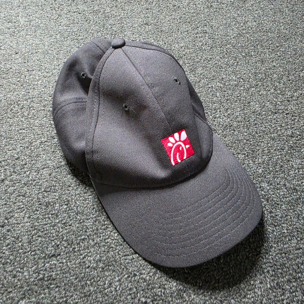 Chick-fil-A Hat Charcoal Gray Unisex One Size Oobe Team Style Uniform Cap